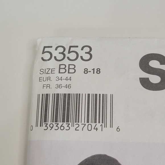 Simplicity vintage easy to sew pattern 5353 track suit size BB 8-18 - Picture 2 of 6